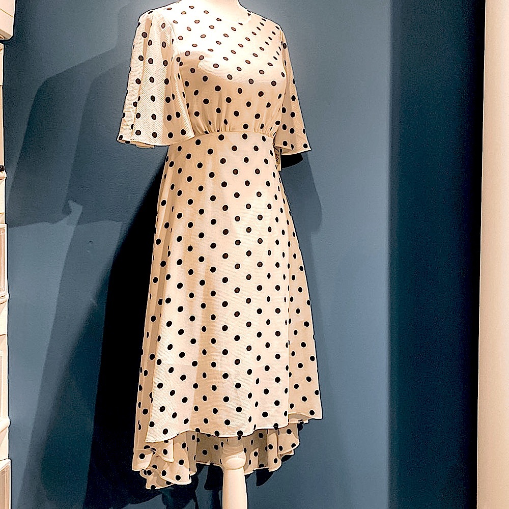 NWT Eliza J Polka Dot Dress 0